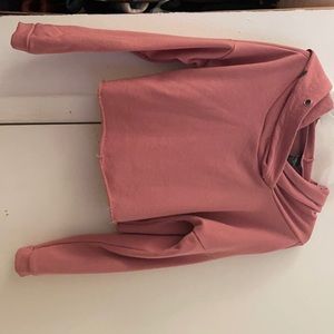 Dusty Pink Croptop Sweater